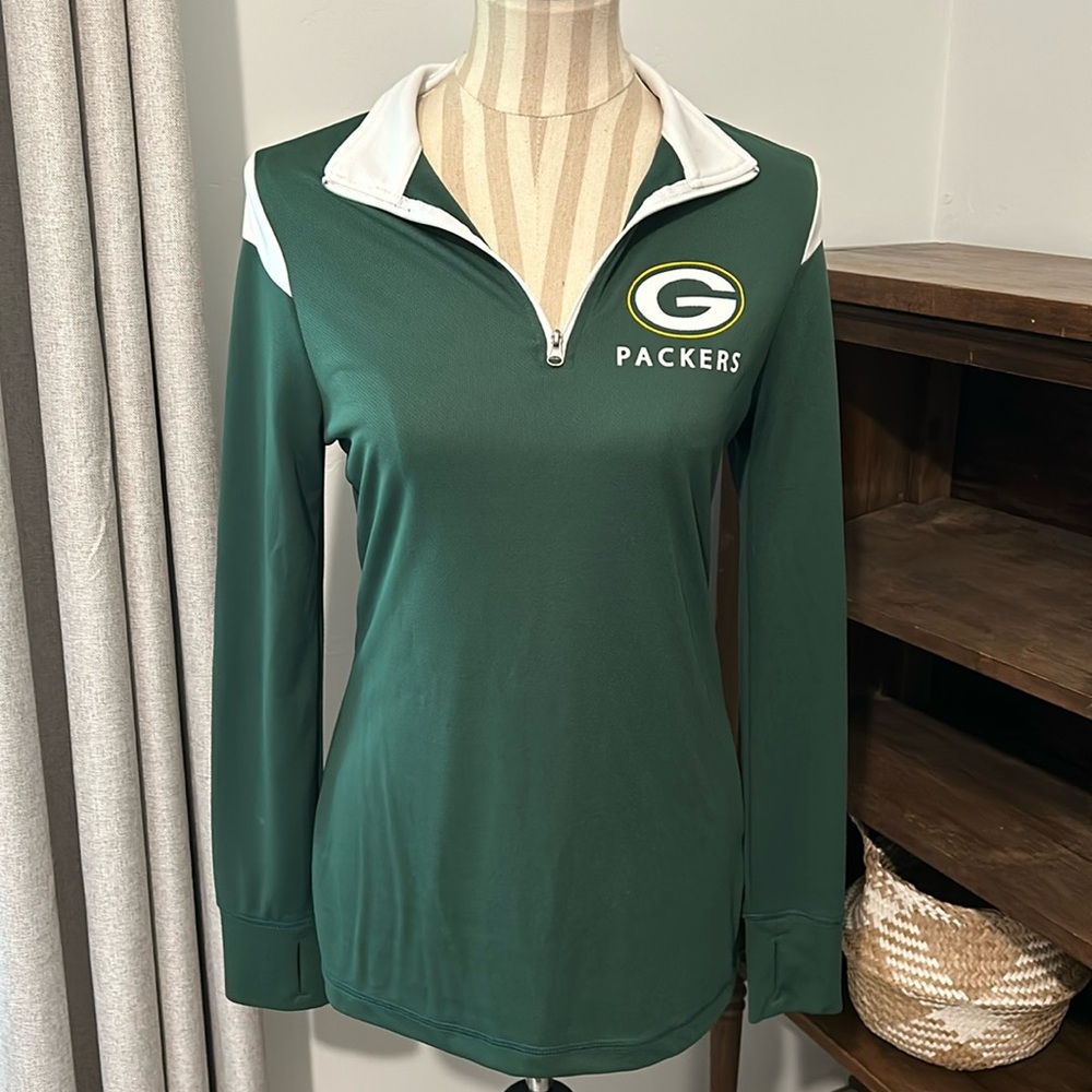 GreenBay Packers athletic quarter zip
